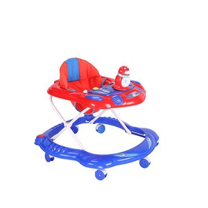 CE Plastic Kids Walker With Music Moveable Infant Baby Walker