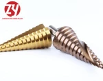Center Punch HSS4241 HSS6542 Clear Scale Step Drill Bit for electric drill
