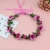 Import cheap colorful foam flower wreath cheap girl&#39;s  hair decoration supplies wholesale 12colors from China