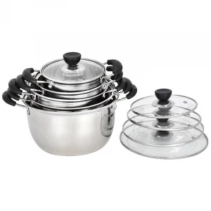 Cheap Cooking Pot sauce pot with ss lid stock pot 5 sizes kitchen Appliance