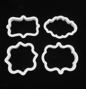 Cheap Different Shaped Plastic Cookie Cutters Cake Mould Biscuit Mould For DIY Baking