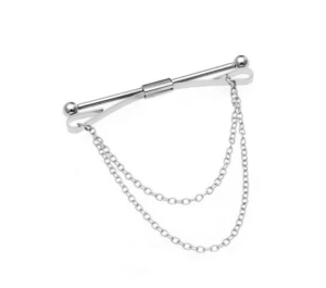 Cheap Price Clip Silver Tie Bar Mens Collar Pin With China Gold Tie Clip