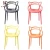 Cheap stackable plastic dining chair cafe restaurant chair for sale