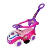 Children musical sports car toys kids plastic ride on car with push handle