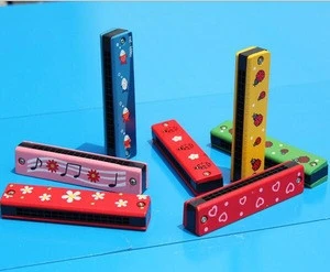 children toys new style Wooden educational toys harmonica music toy