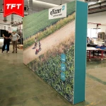 China 10Ft Aluminum Tension Fabric Trade Show Exhibition Backlit Seg Pop Up Display