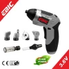china electric multi bit cordless screwdriver 3.6v