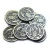 Import China factory Customized Made Dragon Metal Tokens Board Game Coin from China
