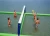 Import China factory Inflatable Water Sports Inflatable volleyball field from China