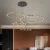 Import China Factory Wholesale Modern Style Acrylic Aluminum Chandelier Led Hanging Pendant Light from China