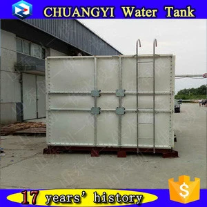 China good fiberglass tank water storage tank, smc frp grp water 1000 litre tank, fiberglass tank frp panel tank