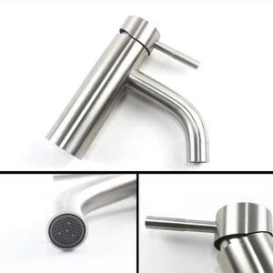 China Guangdong faucet supplier 304 Stainless steel Bathroom Basin Faucet