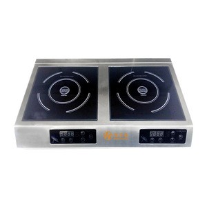 China manufacturer 2 burners 3.5kw electric induction stove cookers