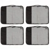 China Manufacturer Custom Red Village Travel Packing Cubes Set 4 Pieces