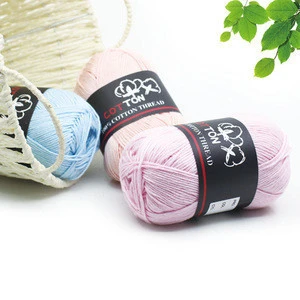 China manufacturer hot sale low price colorful high quality  high twist 100% cotton carded yarn