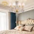 Import China modern luxury gold indoor plated glass hanging led classic chandeliers pendant lights from China