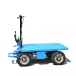 China NADE steel indoor electric transport vehicle 1000kg hand-held four wheel