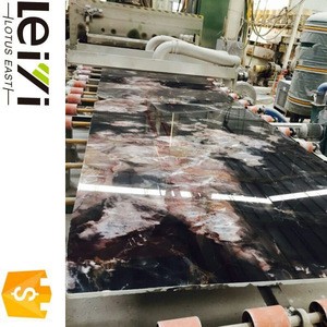 China new arrival black marble for smoky surface at good quality