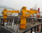 China supplier telescoping boom truck crane marine deck hydraulic jib crane