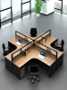China supply color and size can be customized meeting room modern staff desk office workstation