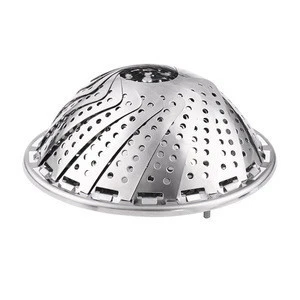 Chinese Portable Collapsible Stainless Steel Vegetable Food Steamer