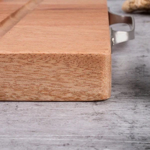 Chinese style rectangular natural biodegradable solid wood chopping board unpainted whole wood chopping board domestic cutting b