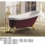 Import chinese various color big sizes bathtub with feet price from China