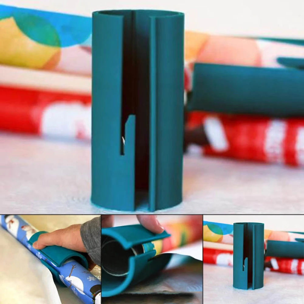 Christmas Portable Handheld gift package Paper Wrapping Cutter Paper Sliding Paper Roll Cutters Trimmer cutting Machine tools
