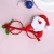 Import Christmas Santa Claus glass Eyeglass Costume Eye Frame Party Decor Gift Novelty Ornament Costume Accessory from China