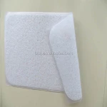 Clear Loofah Bath Mat Shower Rug Padded Bathroom Mat