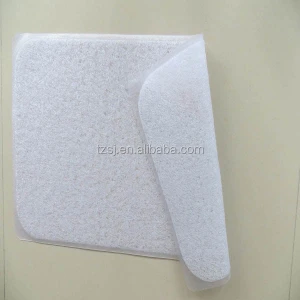 Clear Loofah Bath Mat Shower Rug Padded Bathroom Mat