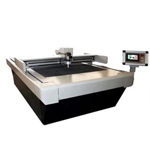 cnc straight knife fabric cutting machine with electric oscillating blade
