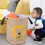 Collapsible Gift double Laundry Cloth Linen Hamper Baskets