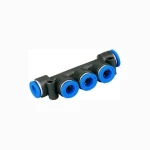 Color customization Accessory insertion pump pipe pneumatic joint five way air pipe five way water plastic quick PK
