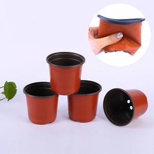 Color pp plant seedling pot cheap plastic seed starter pots for flower