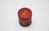 colored round tea tin box/ gift tea tin packaging cans/ metal packing tea box manufacturer