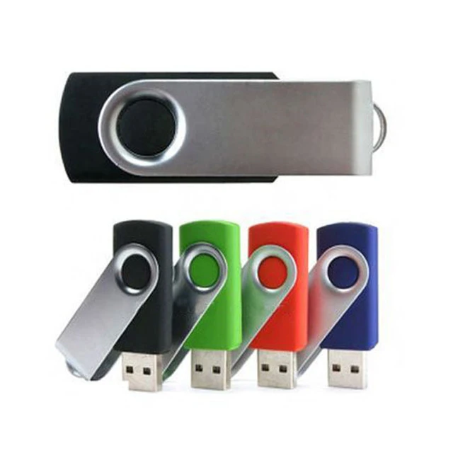 Colorful 4GB Twist USB memory stick, metal custom USB flash drive