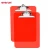 Colorful A4 size PS material clear plastic clipboard