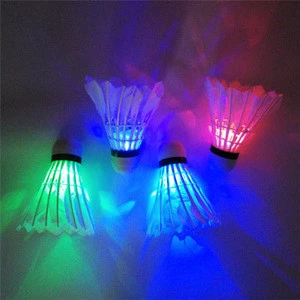 colorful high quality outdoor led badminton wholesale led shuttlecock