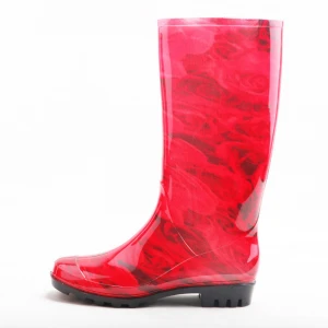 Colourful Printed Waterproof Plastic PVC Rain Boots
