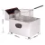 Import Commercial deep fryer machine with Oil filtration,304 stainless steel fryer with 2 tanks and 4 baskets from China