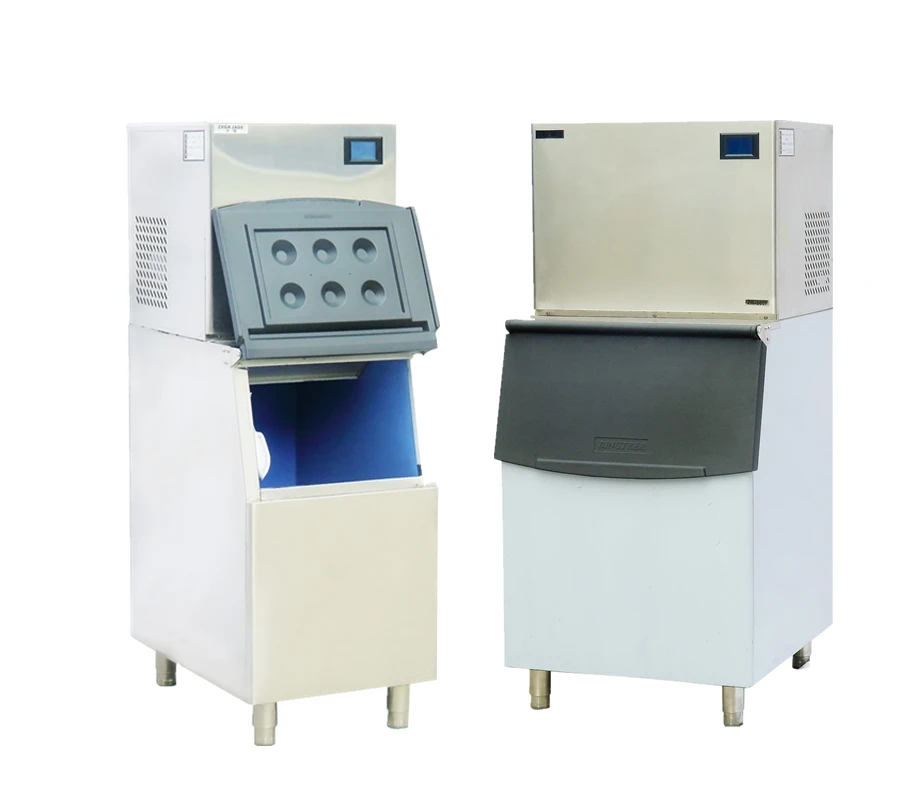 Commercial Ice Cube Maker Machine with 170Kg Capacity Ice Bucket