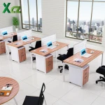 Commercial office furniture office desk dividers 4 people office desk, 4 people workstation