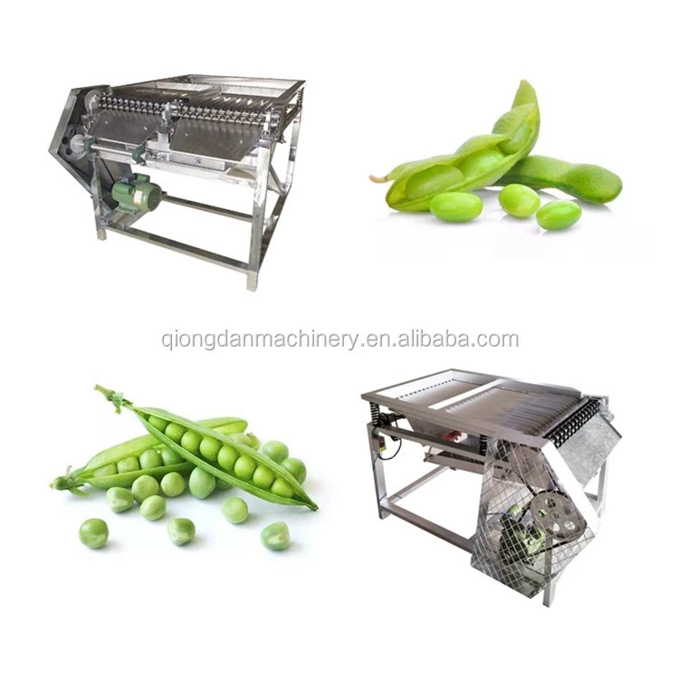 Commercial use edamame shell sheller parchmented peas shelling machine green beans pod removing machine price