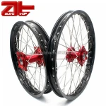 Complete Aluminum Motorcycle Wheel Rim Set, Front 21x1.6 Rear 18x2.15 Wheels