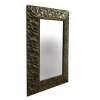 Concave - Convex Modelling Generally In Surface Shining Gold Bronze Console Table Designer Frame Wall Hollywood Mirror