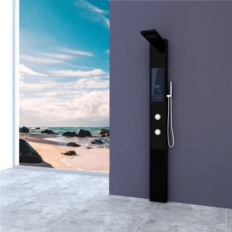 Constant Water Outlet Bath Shower Column With Automatic Sensors Shower Panels Systems With Suitable Power