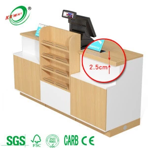 Convenience Store Checkout Counter MDF Board for Retail