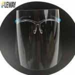 Cooking  full cover plastic sheet adjusted face mask disposable mask with eye shield holder  face shield with glasses frame