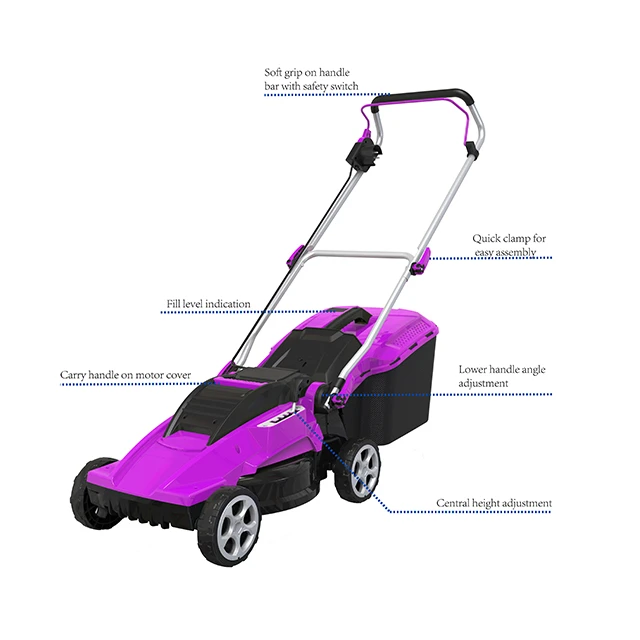 Corded portable grass mower